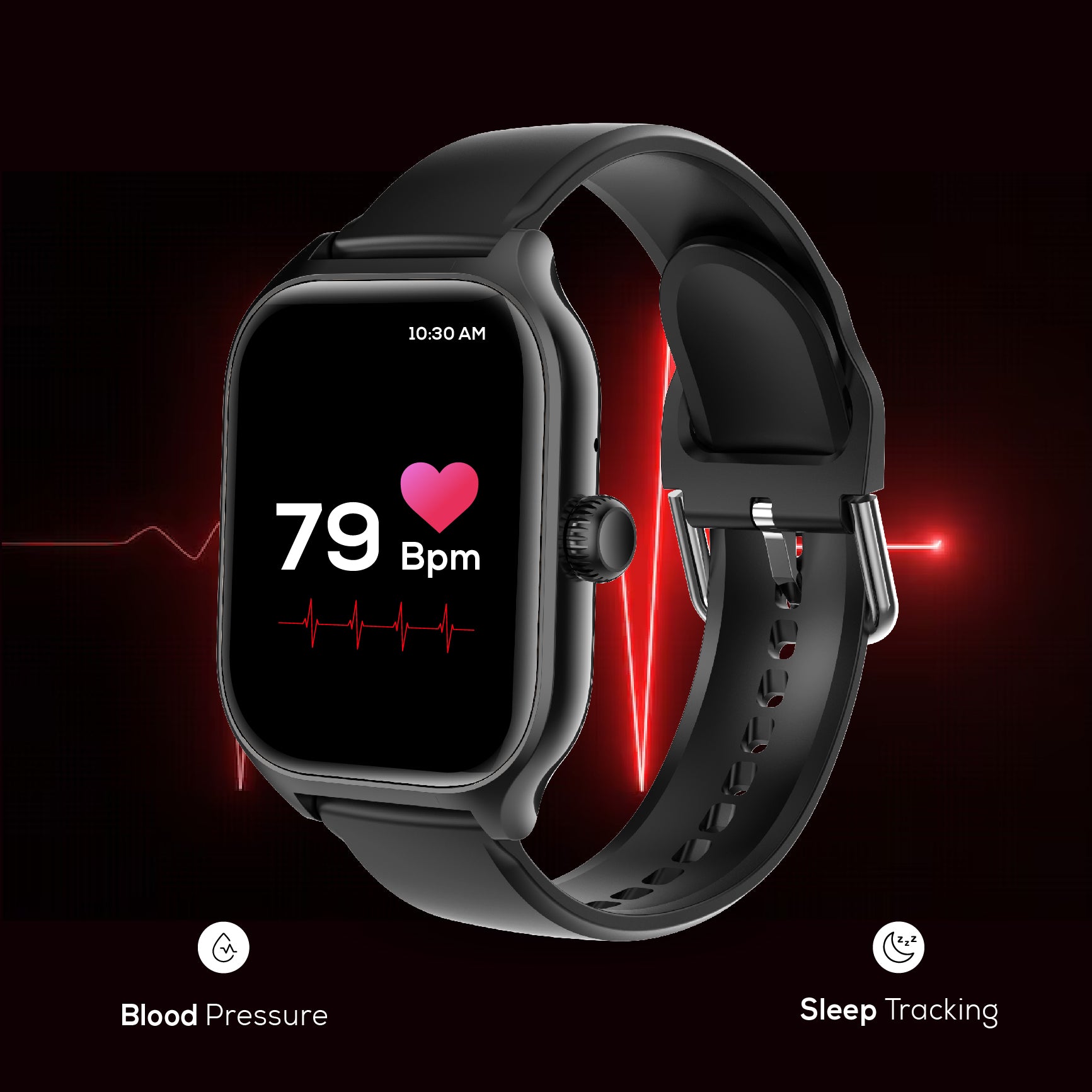 Nervfit Absolute Large 2.1" Smartwatch Black