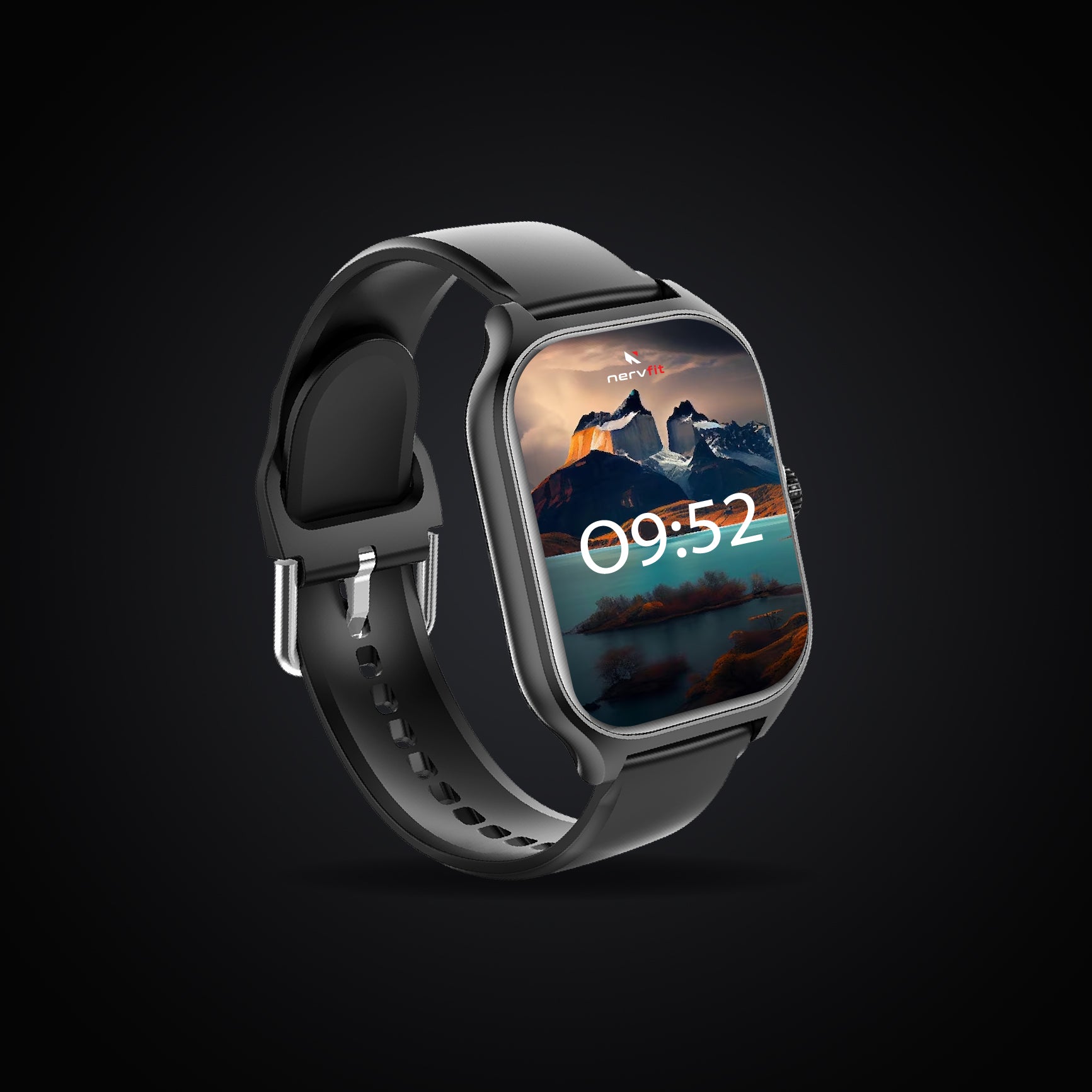 Nervfit Absolute Large 2.1" Smartwatch Black