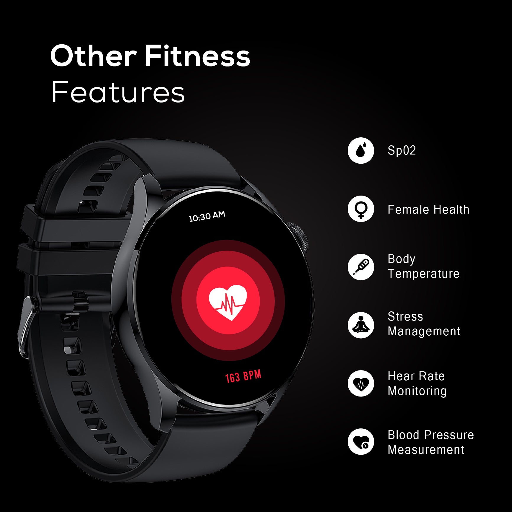 Nervfit Atomic  Crystal HD  Smartwatch