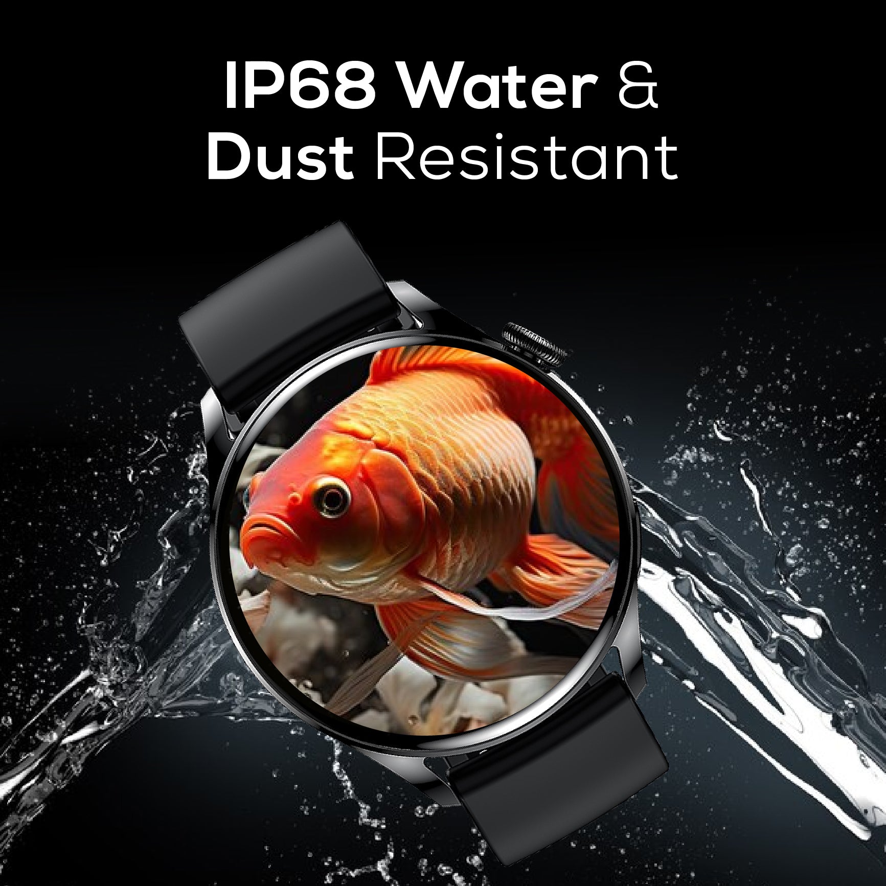 Nervfit Atomic  Crystal HD  Smartwatch