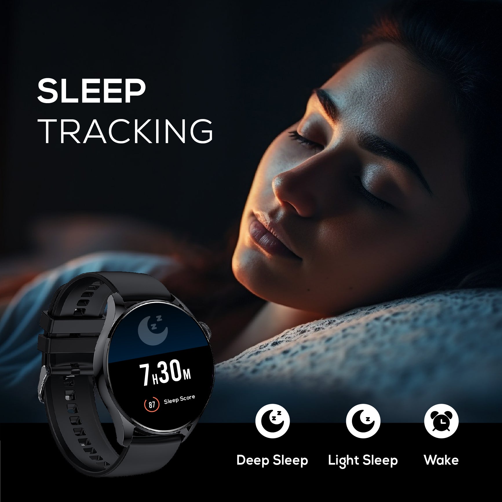 Nervfit Atomic  Crystal HD  Smartwatch