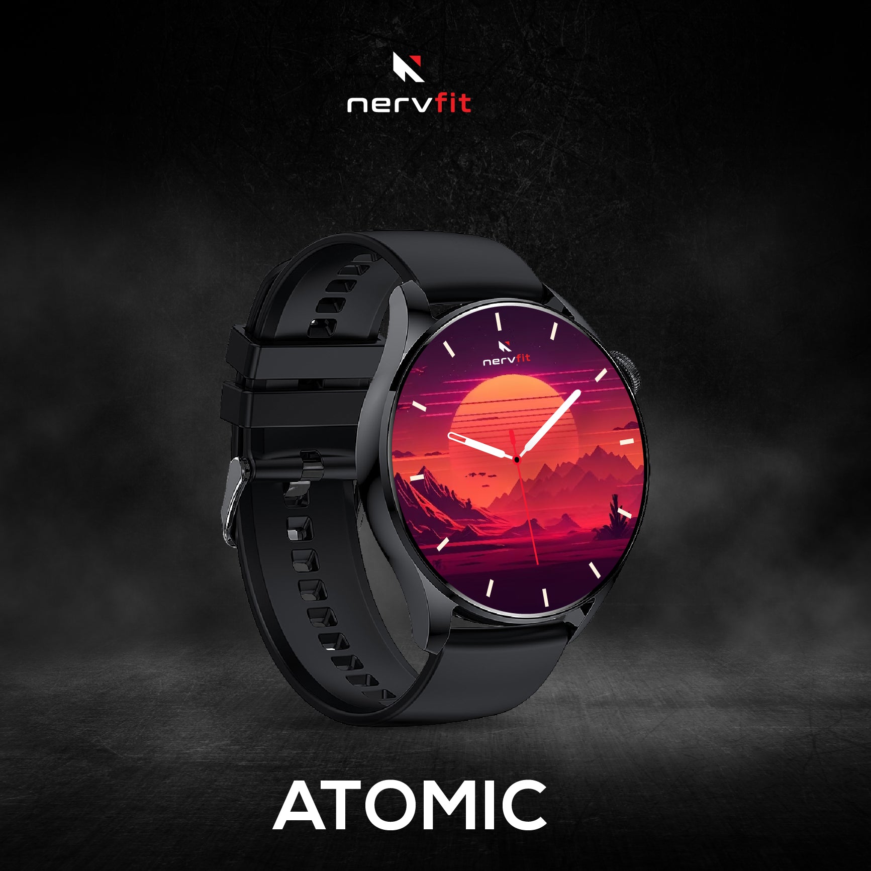 Nervfit Atomic  Crystal HD  Smartwatch