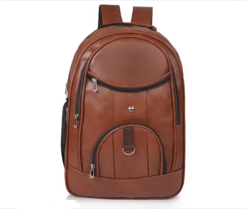 Classic Vegan Leather Unisex Backpack