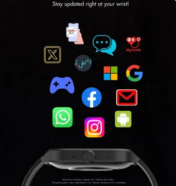 Nervfit MyCLNQ Pulse 1.83 Smart Watch